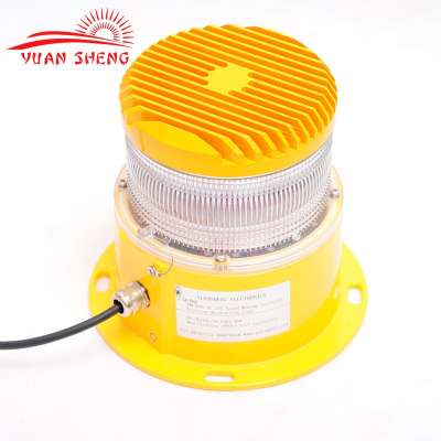 LED aviation obstruction light, medium intensity and long lifespan