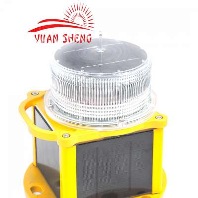 Solar LED Navigation Signal Light /Red Marine Signal Port Light