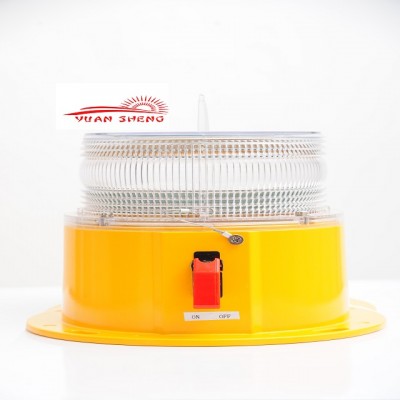 Good performance White solar aviation obstruction light